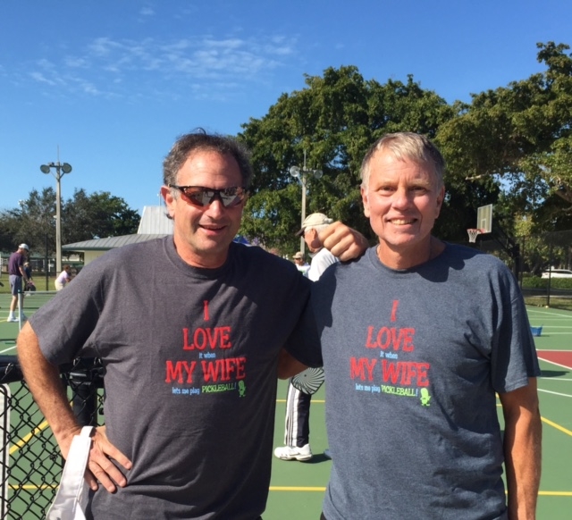 Todd Mann and Chuck Shelvey  Veteran's Park 2015 Gold Medalists